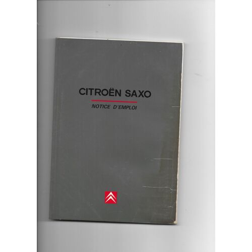 Manuel D'utilisation Citroën Saxo 1995 Complet