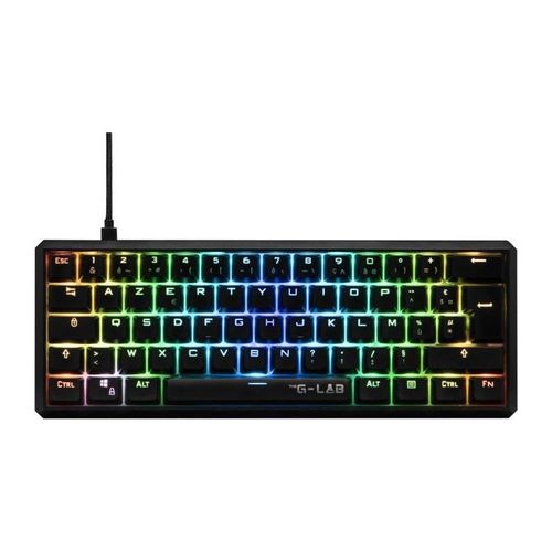 CLAVIER GAMING MECANIQUE THE G-LAB KEYZ THALLIUM ROUGE