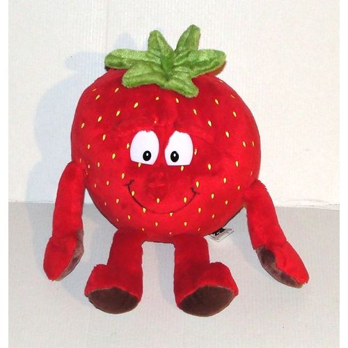 Peluche Fraise Goodness Gang - Doudou Fruit Fraise Tcc Global 25 Cm