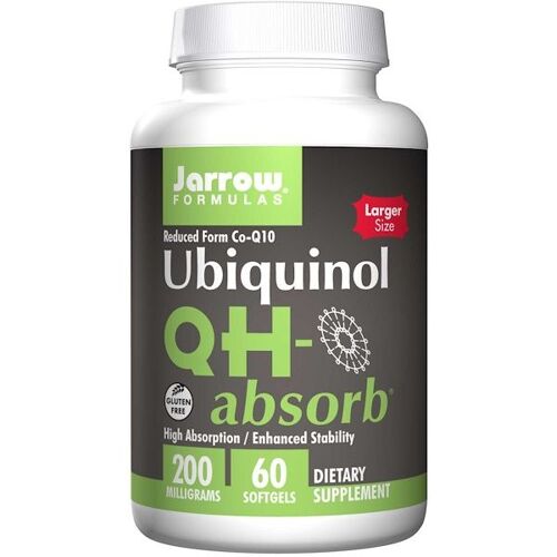Ubiquinol Qh-Absorb 200 Mg (60 Softgels) - Jarrow Formulas 