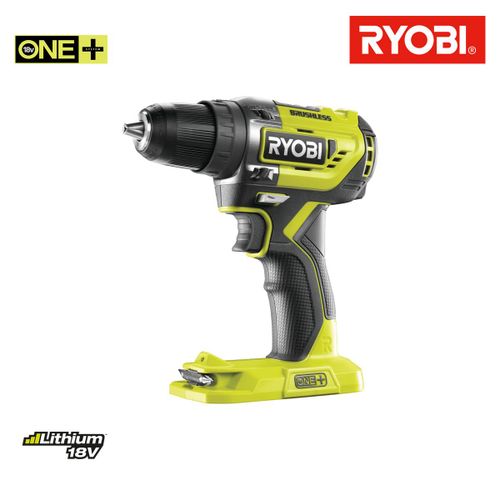 Perceuse-visseuse brushless E-torque RYOBI 18V One Plus - sans batterie ni chargeur R18DD5-0