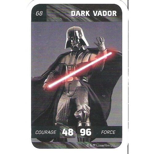 Carte Star Wars - Leclerc 2018 - 68 Dark Vador