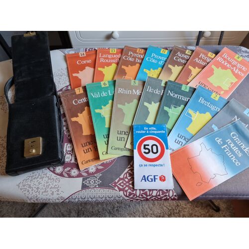 Pochette 14 Cartes Routières