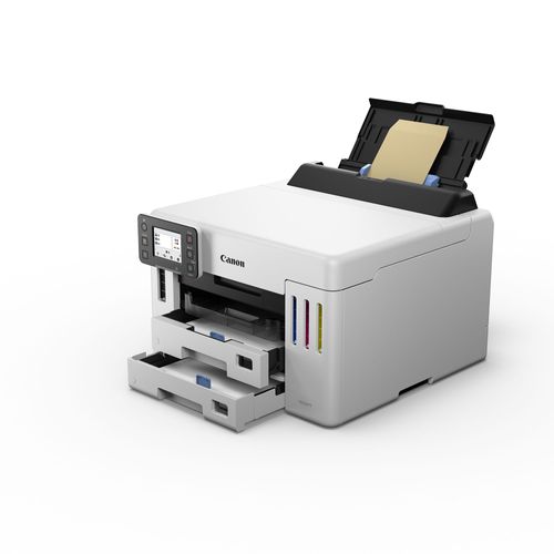 Canon MAXIFY GX5550 - Imprimante - couleur - Recto-verso - jet d'encre - ITS - A4/Legal - 600 x 1 200 ppp - jusqu'à 24 ipm (mono) / jusqu'à 15.5 ipm (couleur) - capacité : 600 feuilles - LAN...
