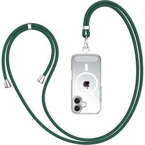 Kal-Chaîne De Téléphone Portable Universelle -Convient Pour Tous Les Smartphones Avec 1 Patch Universel -Compatible Avec N'importe Quelle Coque De Téléphone Portable -Réglable Et Amovible
