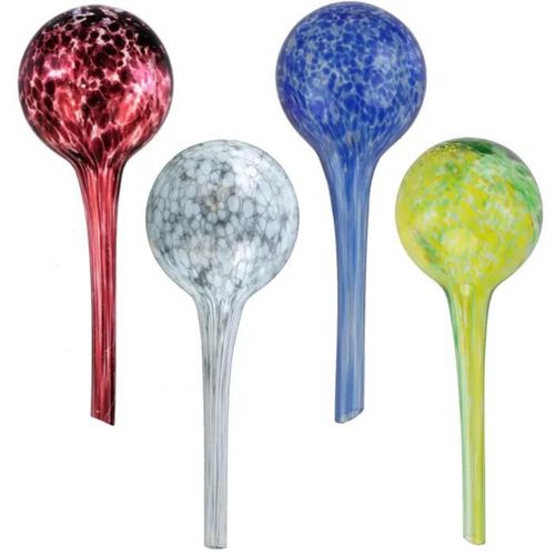 Set Boule d'irrigation en verre pour plantes d'intérieur couleurs variées 310 ml