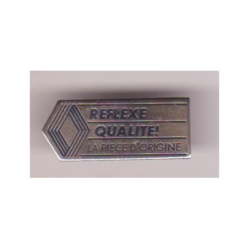 Pin's Automobile Renault Reflexe Qualité! La Pièce D'origine 1x2.6 Cm