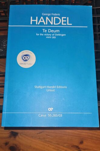 Te Deum For The Victory Of Dettingen / Vocal Score