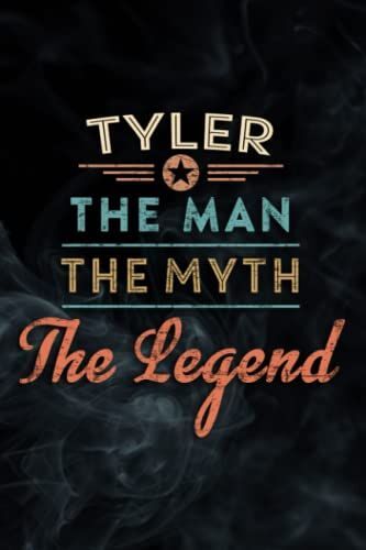 Tyler The Man The Myth The Legend Pretty First Name Pretty Notebook Planner: Tyler, Notebook Small Pocket Notepads For School Office Home Travel Gift Supplies,Daily