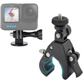 Support de caméra à pince pour tube, vis 1/4 prend en charge toutes les caméras/GoPro Hero