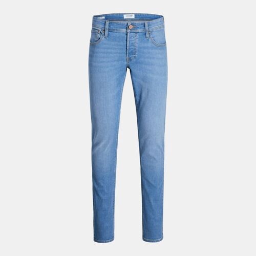 Jean À Boutons Blue Stretch Denim Mike Homme Jack & Jones