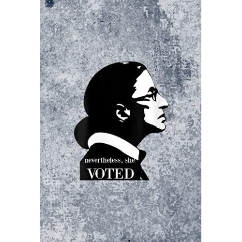 Womens Rbg Ruth Bader Ginsburg Scotus Nevertheless She Voted, Handwriting Notebook