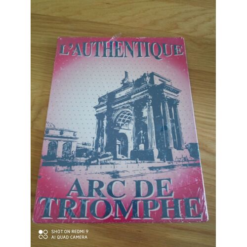 Plaque Métal Paris Arc De Triomphe 18 X 24 Cm