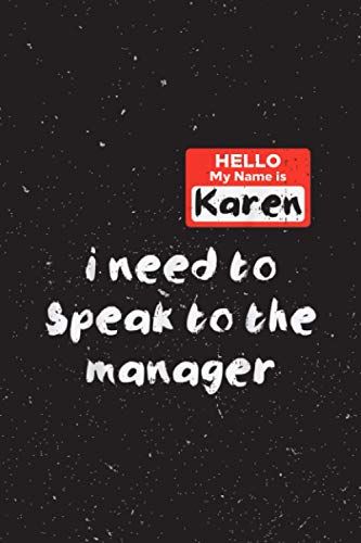 Body Progress Tracker - Karen Speak To Manager Funny Meme Quote Halloween Women