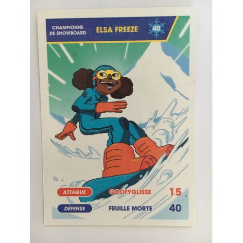 Carte Pitch Tour Du Monde Des Sports N°40 Snowboard