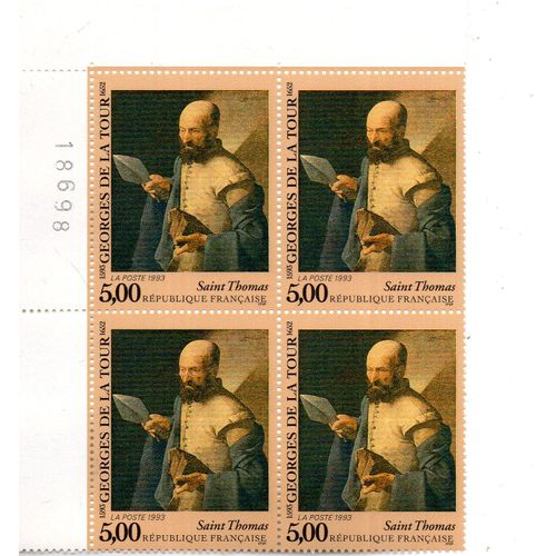 Bloc De 4 Numéroté Du N° 2808 Saint Thomas.Neuf