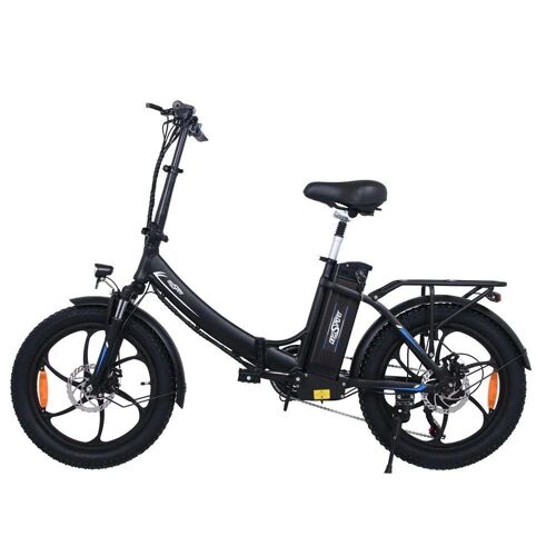 Vélo Électrique Pliant Onesport Ot16 350w 720wh 52km Noir - Vélos Électriques France