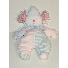 Doudou Clown Corolle Semi Plat - Peluche Clown 25 Cm