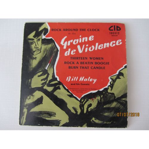 Bande Originale Du Film "Graine De Violence" : Rock Around The Clock - Thirteen Women - Rock A Beatin Boogie - Burn That Candle