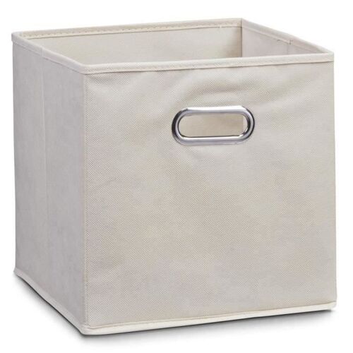 Boîte de rangement Zeller 28 x 28 x 28 cm, couleur: noir