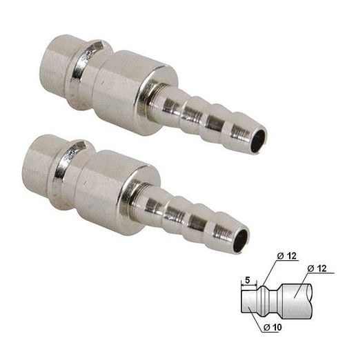 EMBOUTS POUR TUYAU Ø 8 (2) COUPLEUR TYPE EURO LINE