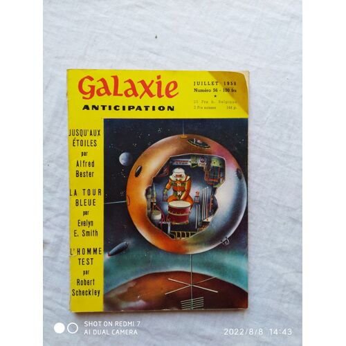 Galaxie Anticipation N°56, Juillet 1958, Nouvelles De Alfred Bester, Evelyn E. Smith, Robert Scheckley...