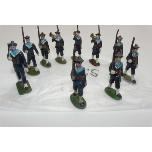 Quiralu - Lot De 6 Infanterie De Arine Et 3 Clairons - 1/43e