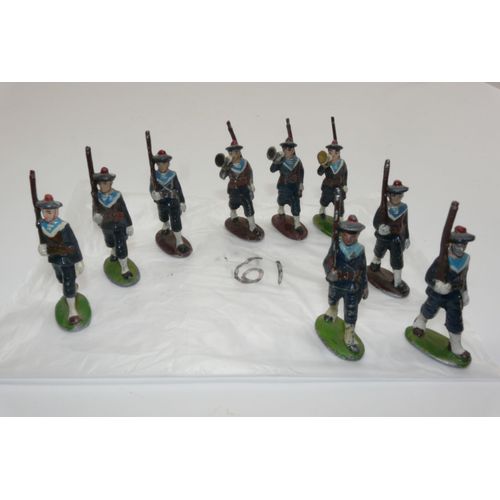 Quiralu - Lot 6 Infanteries De Marine Et 3 Clairons - 1/43e