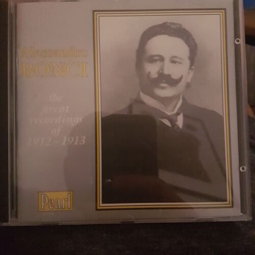Alessandro Bonci The Great Recordings Of 1912 1913 Cd