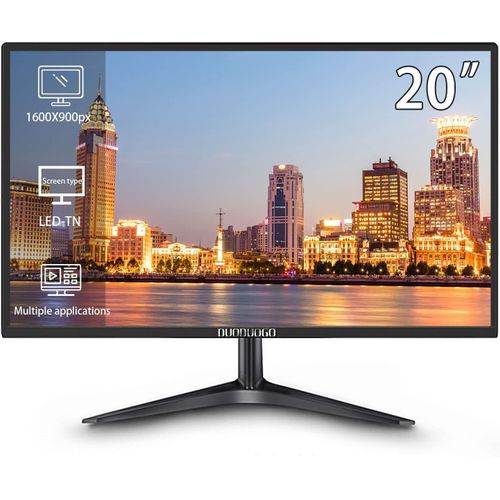 Ecranr IPS 20" FHD 1600 x 900p 75Hz HDMI 5ms