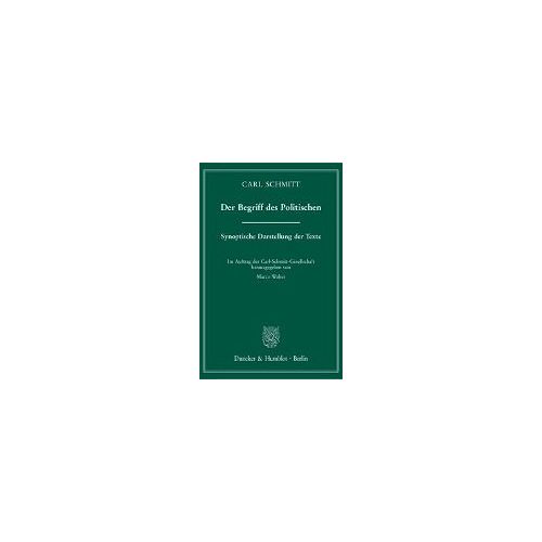 Der Begriff Des Politischen