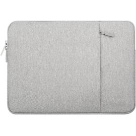 Housse pour ordinateur portable 14" MacBook Pro 2021 M1 Pro/M1 Max A2442, compatible avec MacBook Air/Pro Retina 13-13,3", polyester gris avec poche