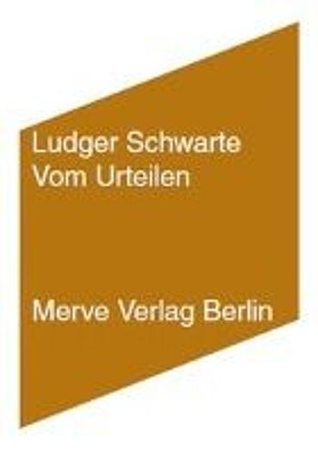 Schwarte, L: Vom Urteilen