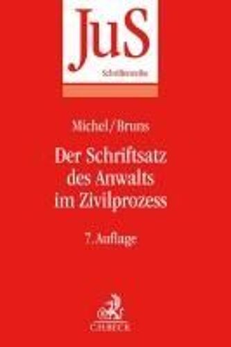 Der Schriftsatz Des Anwalts Im Zivilprozess