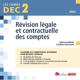 Révision Légale Et Contractuelle Des Comptes Dec 2