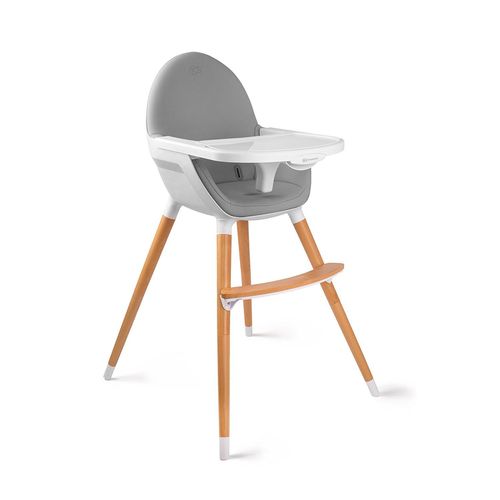 Kinderkraft Fini Chaise Haute Pour Enfant Baby Chaise Haute Combinée Chaise Haute Évolutive Modulables Gris