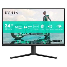 Philips Evnia 3000 24M2N3200S - Écran LED - jeux - 24" (23.8" visualisable) - 1920 x 1080 Full HD (1080p) @ 180 Hz - IPS - 300 cd/m² - 1000:1 - HDR10 - 0.5 ms - 2xHDMI, DisplayPort -...