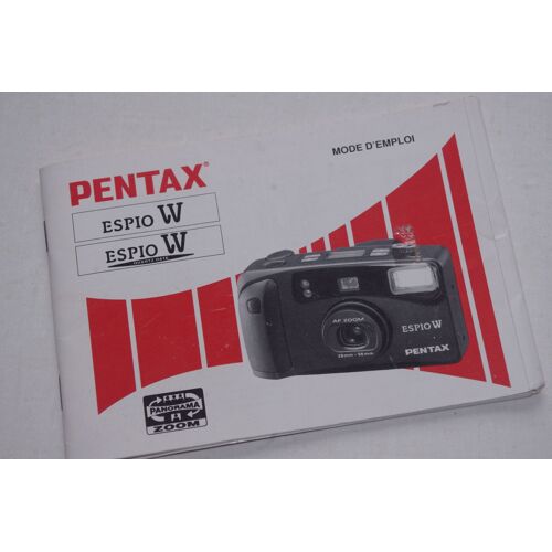 Pentax Espio W - Mode D'emploi Dépliant - Edition 1993