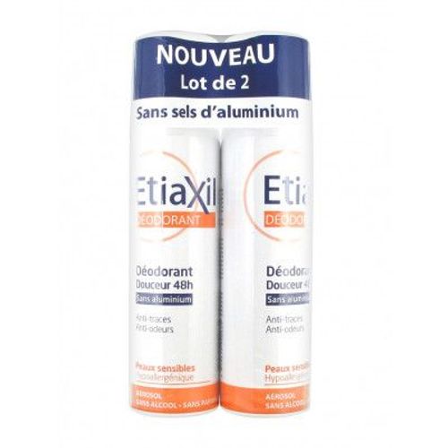 Déodorant Douceur 48h Sans Aluminium Lot De 2 X 150 Ml 