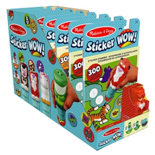 Melissa & Doug Pack Tampon D'autocollants + Bloc D'activités Sticker Wow! Melissa & Doug (Assort)(Barquette)