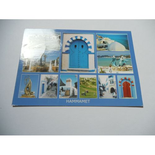 Tunisie Carte Postale Multi Couleur Hammamet Edit Pro Mess Tbe