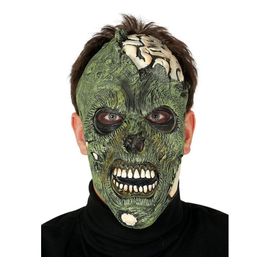 Masque De Zombie Vert (Taille Unique Adulte)