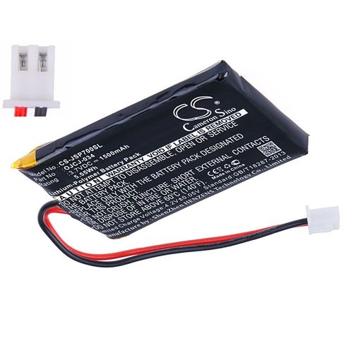Batterie Li-Polymer 3,7v 1500mAh / 5.55Wh type OJCJ-034 pour JVC JVC SP-AD70-A, JVC SP-AD70-B, SP-AD