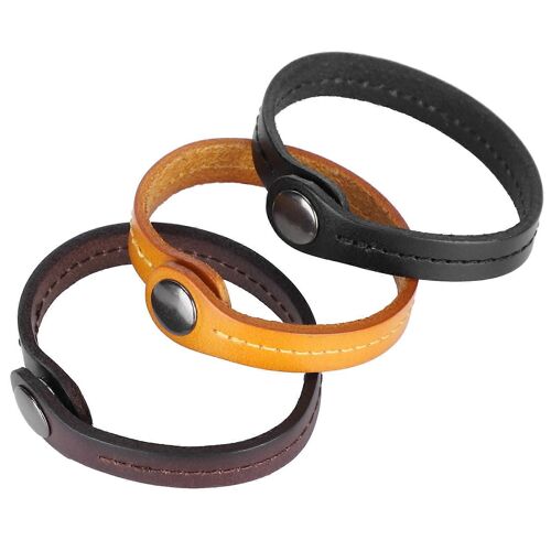 3pcs Bracelet En Cuir Punk Vintage Bracelet Décoration De La Main Pour Homme Dame Étudiants