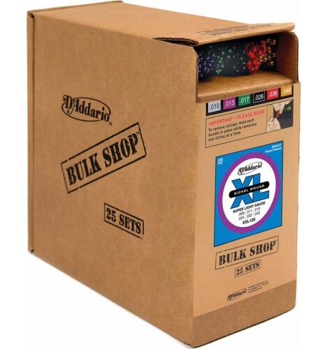 25 Jeux D'addario Exl120 - Cordes Guitare Électrique
