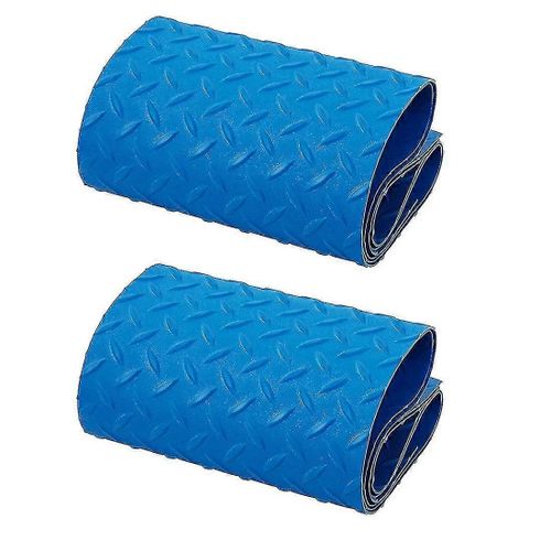 2 tapis d¿échelle de piscine - tapis de piscine épaissi de 2,5 mm avec non-surface, escaliers en vinyle Protec