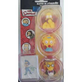 3 Figurines The Simpsons + 3 Tatoos