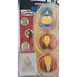 3 Figurines The Simpsons + 3 Tatoos