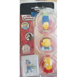 3 Figurines The Simpsons + 3 Tatoos