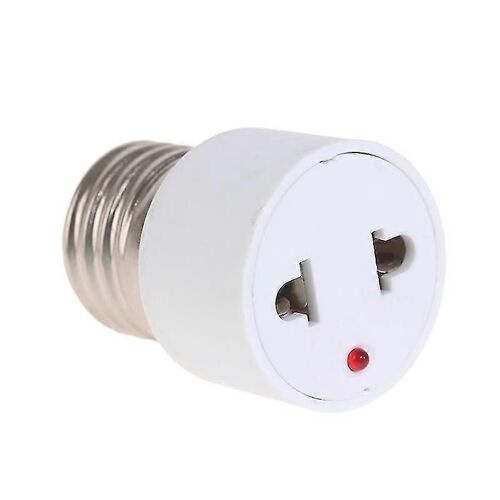 220V E27 Abs Blanc Connecteur Accessoires Us/eu Plug Screw Bulb Base Adapter